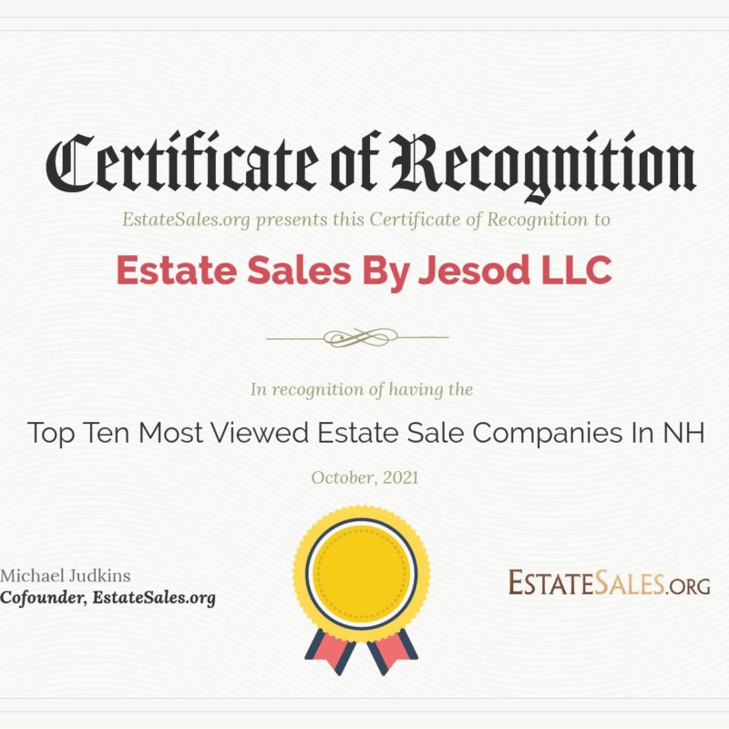 Estate Sales By Jesod NH